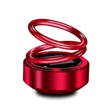 Load image into Gallery viewer, Car Auto Solar Energy Rotating Aromatherapy Air Fresher Double Ring Interior Accessories Diffuser For Car Home Decoration
