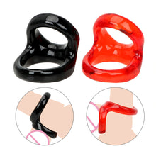 Load image into Gallery viewer, Silicone Lock Penis Ring Reusable Delay Ejaculation Erection Sex Toys for Couple Cock Ring for Men Erotic Toys
