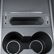 Load image into Gallery viewer, Car Center Console Armrest Storage Box Card Key Charging Cable Organizer Stowing Tidying Glove Box For Tesla Model Y 3

