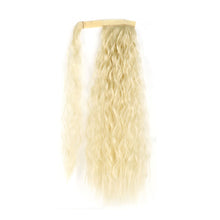 Load image into Gallery viewer, Paste Button Corn Perm Fluffy Long Curly Hair High Temperature Silk Strap Style Wig Ponytail Hair Extension for Women

