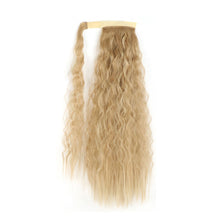 Load image into Gallery viewer, Paste Button Corn Perm Fluffy Long Curly Hair High Temperature Silk Strap Style Wig Ponytail Hair Extension for Women
