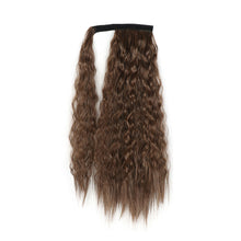 Load image into Gallery viewer, Paste Button Corn Perm Fluffy Long Curly Hair High Temperature Silk Strap Style Wig Ponytail Hair Extension for Women
