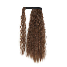 Load image into Gallery viewer, Paste Button Corn Perm Fluffy Long Curly Hair High Temperature Silk Strap Style Wig Ponytail Hair Extension for Women
