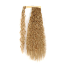 Load image into Gallery viewer, Paste Button Corn Perm Fluffy Long Curly Hair High Temperature Silk Strap Style Wig Ponytail Hair Extension for Women
