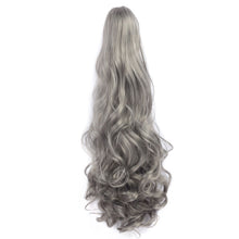 Load image into Gallery viewer, Clasp Style Ponytail Large Wave Long Curly Wig High Temperature Silk Curly Hair Ponytail Invisible Natural Hair Extension
