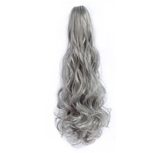 Load image into Gallery viewer, Clasp Style Ponytail Large Wave Long Curly Wig High Temperature Silk Curly Hair Ponytail Invisible Natural Hair Extension

