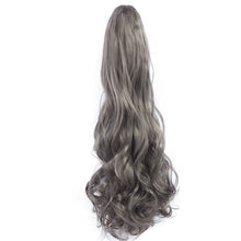 Load image into Gallery viewer, Clasp Style Ponytail Large Wave Long Curly Wig High Temperature Silk Curly Hair Ponytail Invisible Natural Hair Extension
