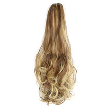 Load image into Gallery viewer, Clasp Style Ponytail Large Wave Long Curly Wig High Temperature Silk Curly Hair Ponytail Invisible Natural Hair Extension
