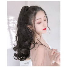 Load image into Gallery viewer, Clasp Style Ponytail Large Wave Long Curly Wig High Temperature Silk Curly Hair Ponytail Invisible Natural Hair Extension
