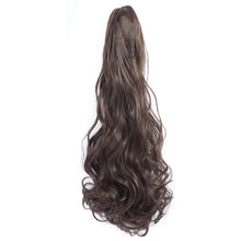 Load image into Gallery viewer, Clasp Style Ponytail Large Wave Long Curly Wig High Temperature Silk Curly Hair Ponytail Invisible Natural Hair Extension

