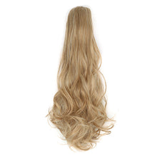 Load image into Gallery viewer, Clasp Style Ponytail Large Wave Long Curly Wig High Temperature Silk Curly Hair Ponytail Invisible Natural Hair Extension
