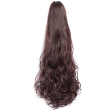 Load image into Gallery viewer, Clasp Style Ponytail Large Wave Long Curly Wig High Temperature Silk Curly Hair Ponytail Invisible Natural Hair Extension
