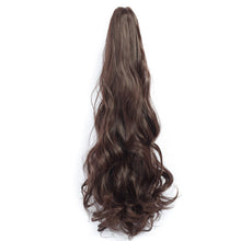 Load image into Gallery viewer, Clasp Style Ponytail Large Wave Long Curly Wig High Temperature Silk Curly Hair Ponytail Invisible Natural Hair Extension
