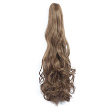 Load image into Gallery viewer, Clasp Style Ponytail Large Wave Long Curly Wig High Temperature Silk Curly Hair Ponytail Invisible Natural Hair Extension
