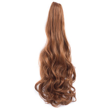 Load image into Gallery viewer, Clasp Style Ponytail Large Wave Long Curly Wig High Temperature Silk Curly Hair Ponytail Invisible Natural Hair Extension
