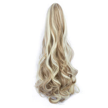 Load image into Gallery viewer, Clasp Style Ponytail Large Wave Long Curly Wig High Temperature Silk Curly Hair Ponytail Invisible Natural Hair Extension
