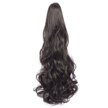 Load image into Gallery viewer, Clasp Style Ponytail Large Wave Long Curly Wig High Temperature Silk Curly Hair Ponytail Invisible Natural Hair Extension
