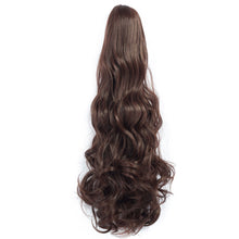 Load image into Gallery viewer, Clasp Style Ponytail Large Wave Long Curly Wig High Temperature Silk Curly Hair Ponytail Invisible Natural Hair Extension
