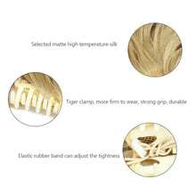 Load image into Gallery viewer, Clasp Style Ponytail Large Wave Long Curly Wig High Temperature Silk Curly Hair Ponytail Invisible Natural Hair Extension

