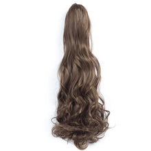 Load image into Gallery viewer, Clasp Style Ponytail Large Wave Long Curly Wig High Temperature Silk Curly Hair Ponytail Invisible Natural Hair Extension
