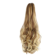 Load image into Gallery viewer, Clasp Style Ponytail Large Wave Long Curly Wig High Temperature Silk Curly Hair Ponytail Invisible Natural Hair Extension
