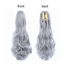 Load image into Gallery viewer, Clasp Style Ponytail Large Wave Long Curly Wig High Temperature Silk Curly Hair Ponytail Invisible Natural Hair Extension
