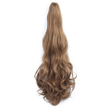 Load image into Gallery viewer, Clasp Style Ponytail Large Wave Long Curly Wig High Temperature Silk Curly Hair Ponytail Invisible Natural Hair Extension
