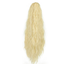 Load image into Gallery viewer, Clasp Style Ponytail Small Roll Corn Perm Long Curly Wig High Temperature Silk Invisible Natural Hair Extension
