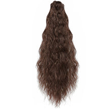Load image into Gallery viewer, Clasp Style Ponytail Small Roll Corn Perm Long Curly Wig High Temperature Silk Invisible Natural Hair Extension
