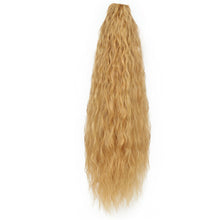 Load image into Gallery viewer, Clasp Style Ponytail Small Roll Corn Perm Long Curly Wig High Temperature Silk Invisible Natural Hair Extension
