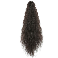 Load image into Gallery viewer, Clasp Style Ponytail Small Roll Corn Perm Long Curly Wig High Temperature Silk Invisible Natural Hair Extension
