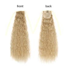Load image into Gallery viewer, Natural Traceless Strap Style Corn Perm Ponytail Curly Wig High Temperature Silk Ponytail Hair Extension Hairpiece
