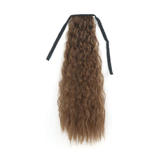 Load image into Gallery viewer, Natural Traceless Strap Style Corn Perm Ponytail Curly Wig High Temperature Silk Ponytail Hair Extension Hairpiece
