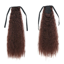 Load image into Gallery viewer, Natural Traceless Strap Style Corn Perm Ponytail Curly Wig High Temperature Silk Ponytail Hair Extension Hairpiece
