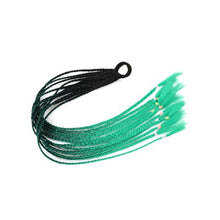 Load image into Gallery viewer, Colored Long Braid Wig Gradient Ponytail Elastic Hair Rope High Temperature Silk Triple Braid Wig Hair Accessories
