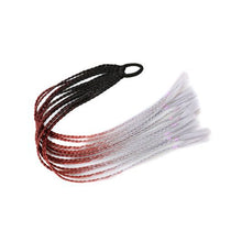 Load image into Gallery viewer, Colored Long Braid Wig Gradient Ponytail Elastic Hair Rope High Temperature Silk Triple Braid Wig Hair Accessories
