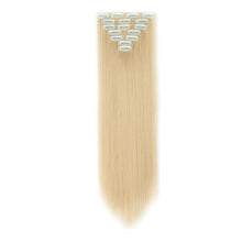 Load image into Gallery viewer, 7pcs/set Clip Wig High Temperature Silk Wig Piece Synthetic Long Straight Hair Wig Natural Traceless Hair Accessories
