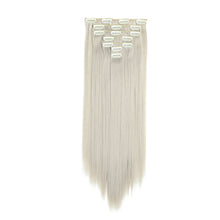 Load image into Gallery viewer, 7pcs/set Clip Wig High Temperature Silk Wig Piece Synthetic Long Straight Hair Wig Natural Traceless Hair Accessories
