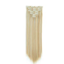 Load image into Gallery viewer, 7pcs/set Clip Wig High Temperature Silk Wig Piece Synthetic Long Straight Hair Wig Natural Traceless Hair Accessories
