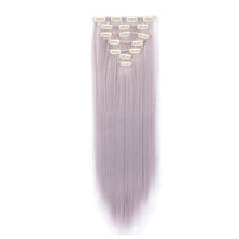 Load image into Gallery viewer, 7pcs/set Clip Wig High Temperature Silk Wig Piece Synthetic Long Straight Hair Wig Natural Traceless Hair Accessories
