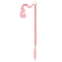 Load image into Gallery viewer, Wrap Style Hair Extension Ponytail Synthetic Wig Ponytail Elastic Hair Rope Solid Colored Ponytail Braid Hair Accessories
