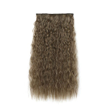 Load image into Gallery viewer, One Piece 5-clip Synthetic Wave Wig 22 Inches Fluffy Natural Wool Curly Long Curly Wig Piece Hair Extension
