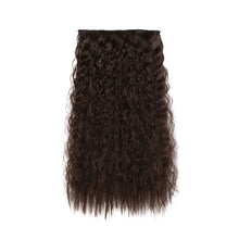 Load image into Gallery viewer, One Piece 5-clip Synthetic Wave Wig 22 Inches Fluffy Natural Wool Curly Long Curly Wig Piece Hair Extension
