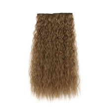 Load image into Gallery viewer, One Piece 5-clip Synthetic Wave Wig 22 Inches Fluffy Natural Wool Curly Long Curly Wig Piece Hair Extension
