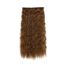 Load image into Gallery viewer, One Piece 5-clip Synthetic Wave Wig 22 Inches Fluffy Natural Wool Curly Long Curly Wig Piece Hair Extension
