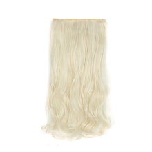 Load image into Gallery viewer, One Piece 5-clip Synthetic Wig 22 Inches Natural Water Ripple Long Curly Wig Piece Increase Hair Volume Colored Hair Extension
