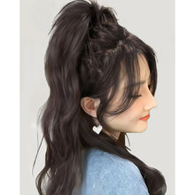 Load image into Gallery viewer, Lightweight Grip High Ponytail Wig Fluffy Increase Hair Volume Synthetic Wig Durable Invisible Natural Long Curly Hair
