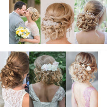 Load image into Gallery viewer, Insert Comb Curly Wig Hair Extensions Bun Fluffy Natural Updo Chignon Synthetic Elastic Messy Bun Hair Piece

