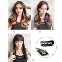 Load image into Gallery viewer, One Piece Colored Large Wave Long Curly Wig Ear Hanging Dye Hair Extensions Invisible High Temperature Silk Wig Patch
