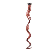 Load image into Gallery viewer, One Piece Colored Large Wave Long Curly Wig Ear Hanging Dye Hair Extensions Invisible High Temperature Silk Wig Patch
